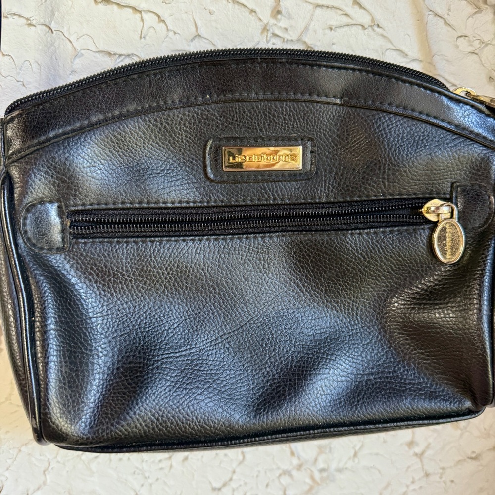 Vintage Liz Claiborne Black Crossbody Bag - Picture 3 of 9